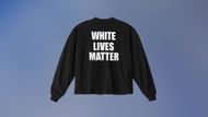Kanye West’s “White Lives Matter” crewneck is available on the Yeezy website for $20 (Image via Yeezy website)